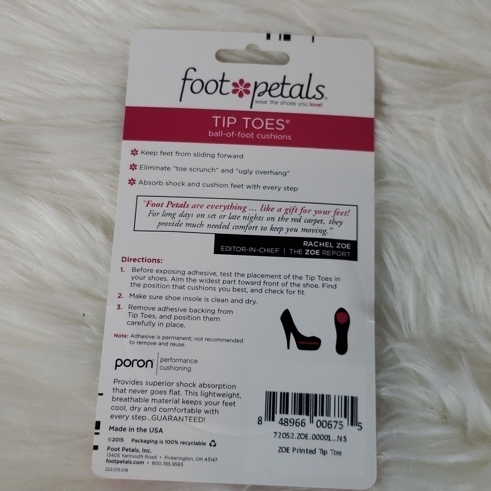 New In Packages Foot Petals & Lint Removing Sheets Styling Tools Duo - Picture 3 of 7